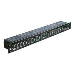 1/4" (6.35mm) Economical Patch Panel (19" x 1U)