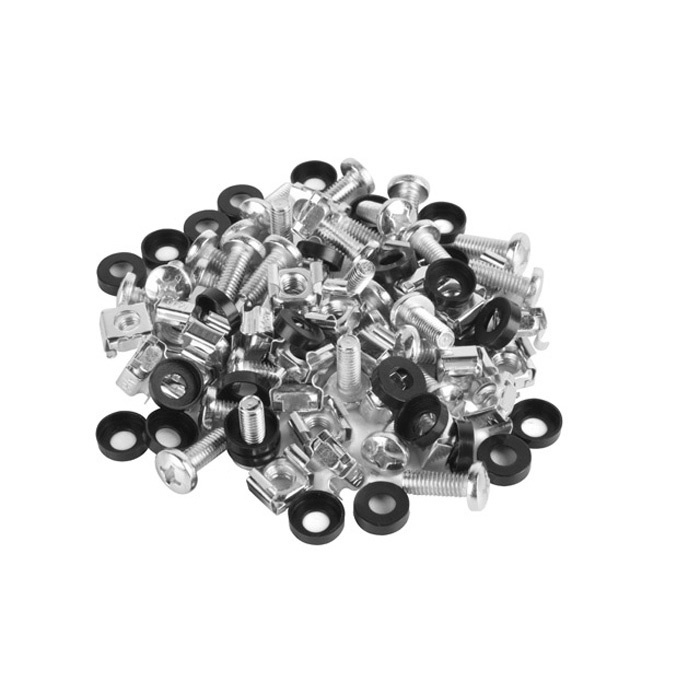 19" Mounting Screws Set (cagenut, washer, screw) bag of 20 pcs 19" Mounting Screws Set (cagenut, washer, screw) bag of 20 pcs