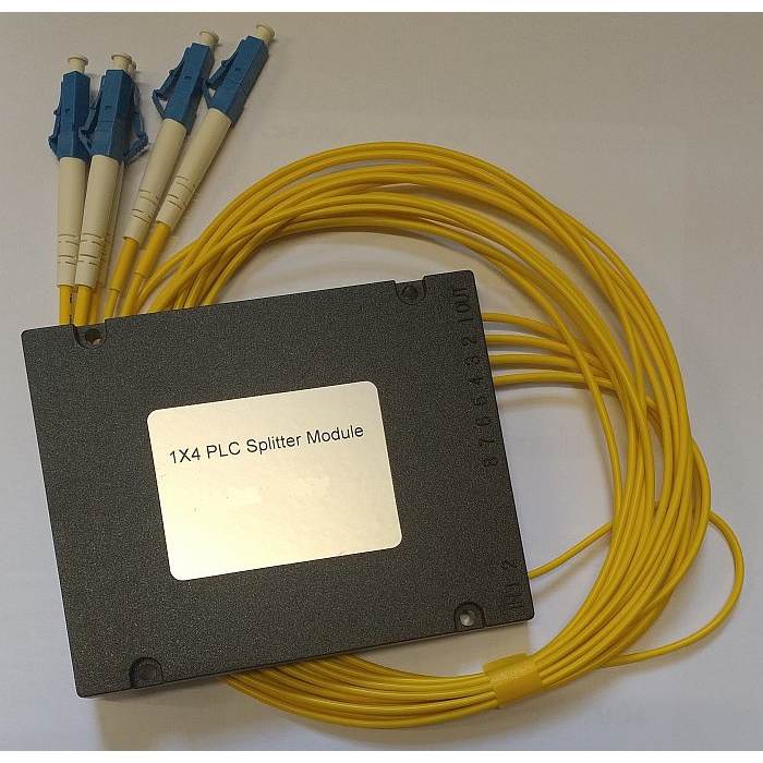 1x4 PLC splitter module, LC, Single mode 1x4 PLC splitter module, LC, Single mode