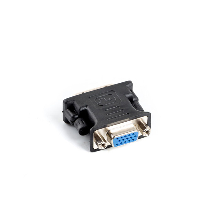 Adapter Dual link DVI (24+5) male - VGA (HD15) female (FullHD, WUXGA/1920x1200), Black Adapter Dual link DVI (24+5) male - VGA (HD15) female (FullHD, WUXGA/1920x1200), Black