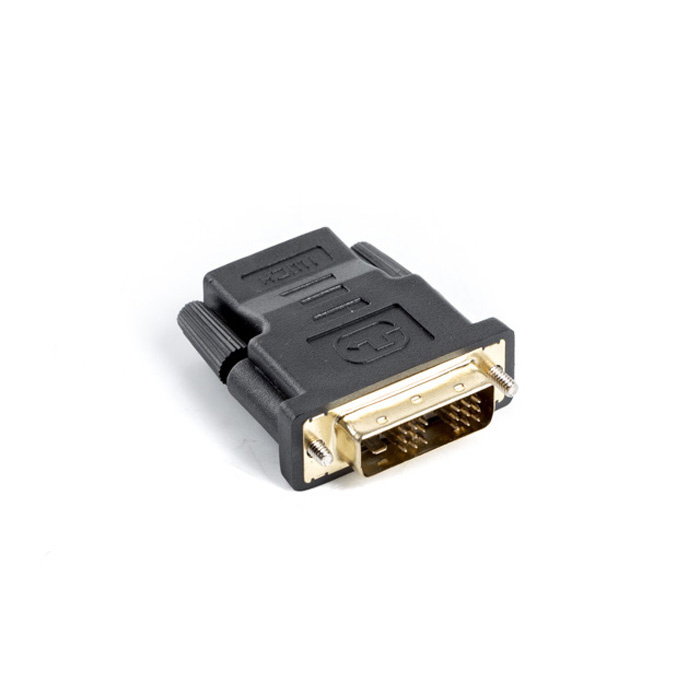 Adapter HDMI 1.4 female - Single link DVI (18+1) male (FullHD, WUXGA/1920x1200), Black Adapter HDMI 1.4 female - Single link DVI (18+1) male (FullHD, WUXGA/1920x1200), Black
