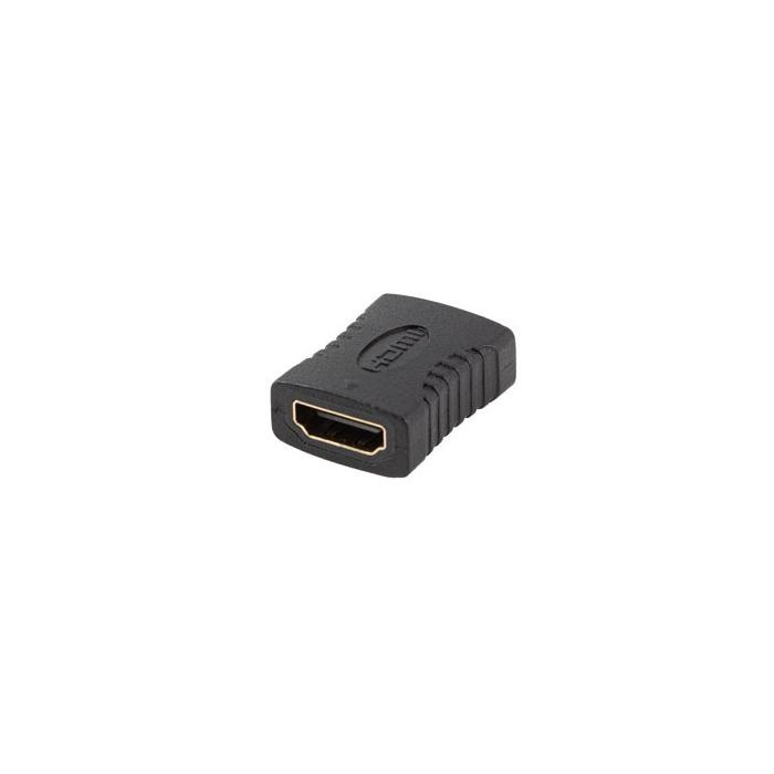 Adapter HDMI 2.0 (18 Gbps) female - HDMI female (UHD/4K/2160p@60Hz), Black Adapter HDMI 2.0 (18 Gbps) female - HDMI female (UHD/4K/2160p@60Hz), Black