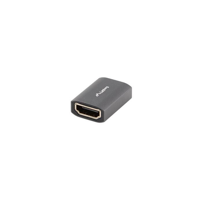 Adapter HDMI 2.1 (48 Gbps) female - HDMI female (UHD-2/8K/4320p@60Hz), Silver Adapter HDMI 2.1 (48 Gbps) female - HDMI female (UHD-2/8K/4320p@60Hz), Silver