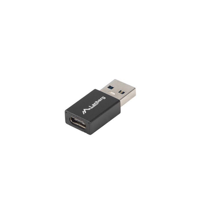 Adapter USB-C (USB 3.1 Gen 1) female - USB-A male (5 Gbps), Black Adapter USB-C (USB 3.1 Gen 1) female - USB-A male (5 Gbps), Black