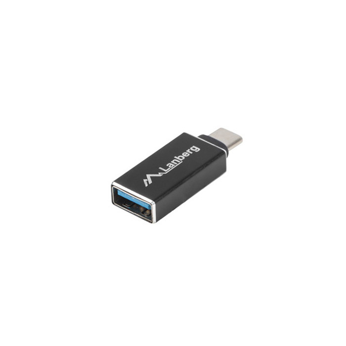 Adapter USB-C (USB 3.1 Gen 1) male - USB-A female (5 Gbps), Black Adapter USB-C (USB 3.1 Gen 1) male - USB-A female (5 Gbps), Black