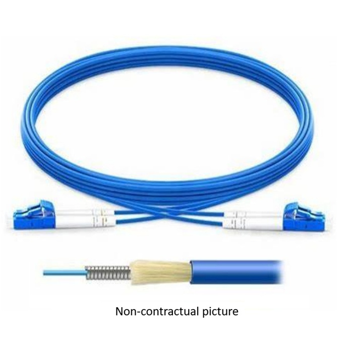 Armoured Fiber patch cord LC - LC Duplex Multimode 50/125, OM4, LSZH, 3mm, VIOLET - 7m Armoured Fiber patch cord LC - LC Duplex Multimode 50/125, OM4, LSZH, 3mm, VIOLET - 7m