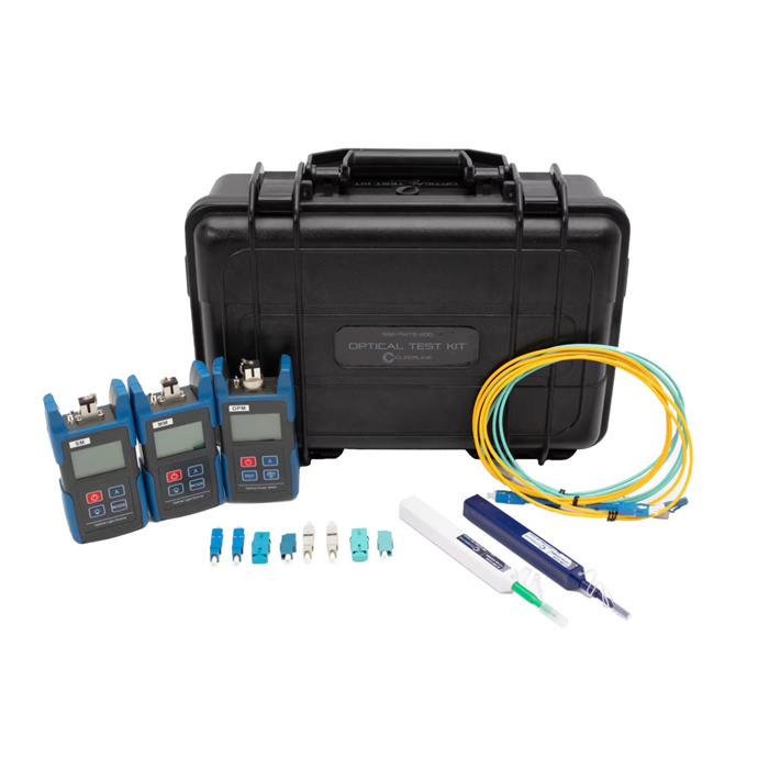 Basic Fiber Testing Kit for Optical Loss Measurement, Power Meter & Light Source SM&MM Basic Fiber Testing Kit for Optical Loss Measurement, Power Meter & Light Source SM&MM