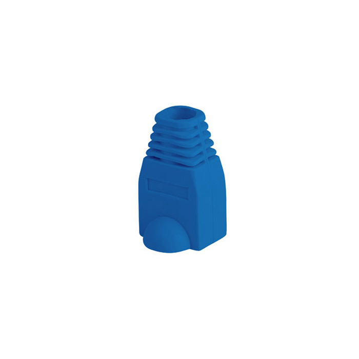 Boot for RJ45 (Ø max 5,5 mm) - Blue (MOQ 100 pcs) Boot for RJ45 (Ø max 5,5 mm) - Blue (MOQ 100 pcs)