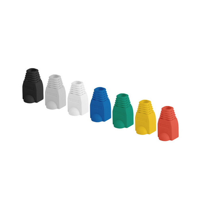 Boot for RJ45 (Ø max 5,5 mm) - Green (MOQ 100 pcs) Boot for RJ45 (Ø max 5,5 mm) - Green (MOQ 100 pcs)