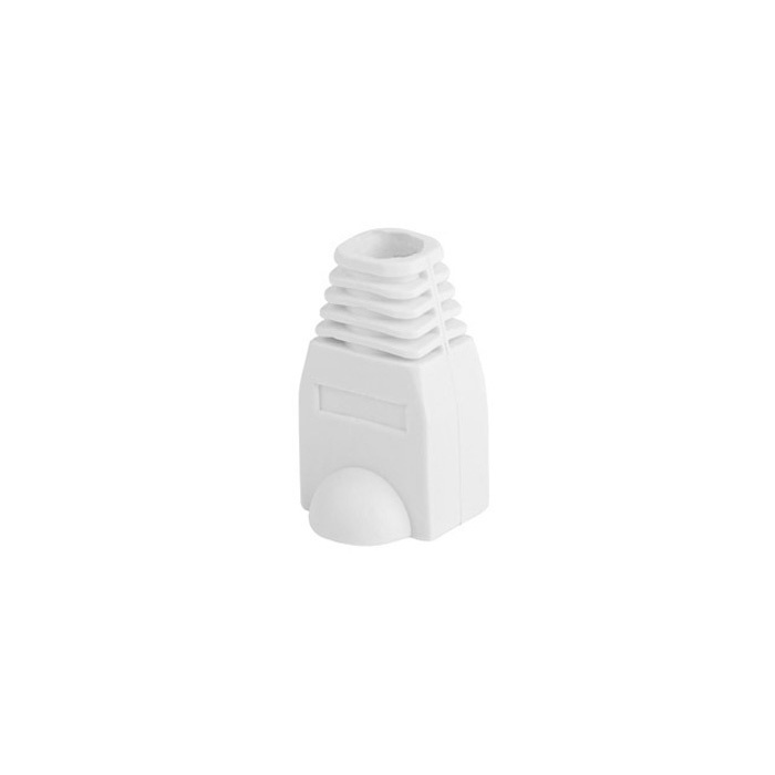 Boot for RJ45 (Ø max 5,5 mm) - White (MOQ 100 pcs) Boot for RJ45 (Ø max 5,5 mm) - White (MOQ 100 pcs)