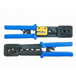 Crimping & Stripping Tool for RJ45, RJ11 & RJ12 Pass Through plugs