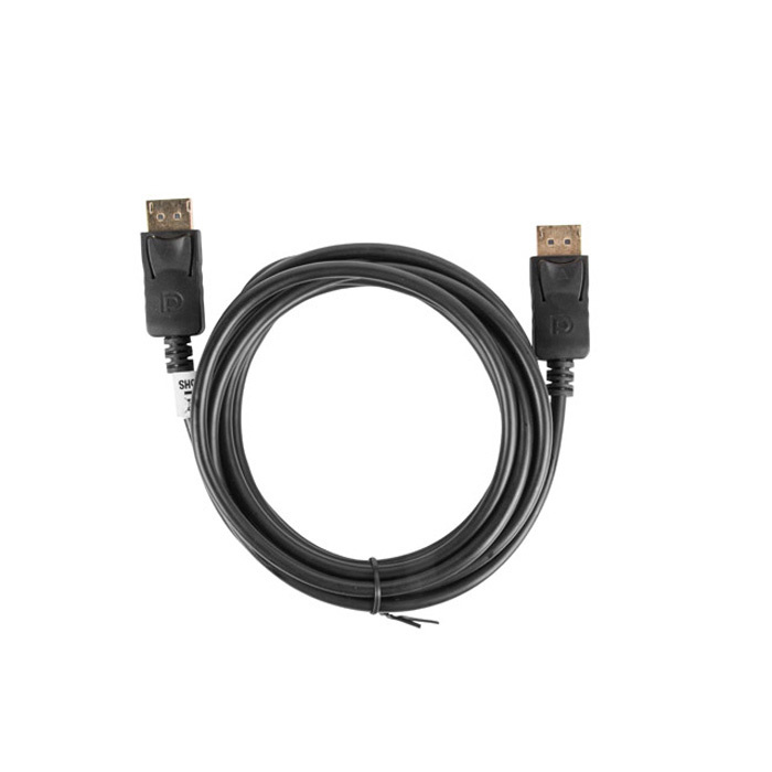 DisplayPort 1.2 (21.6 Gbps) Cable (UHD/4K/2160p@60Hz), Black - 3m DisplayPort 1.2 (21.6 Gbps) Cable (UHD/4K/2160p@60Hz), Black - 3m