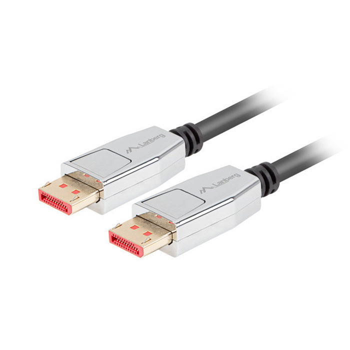 DisplayPort 1.4 (32.4 Gbps) Cable (UHD-2/8K/4320p@60Hz), Black - 1,8m DisplayPort 1.4 (32.4 Gbps) Cable (UHD-2/8K/4320p@60Hz), Black - 1,8m