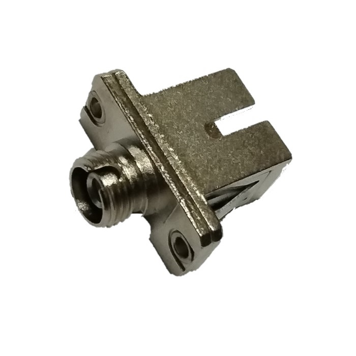 Fiber Optic Adapter FC - SC Simplex Singlemode - Silver Fiber Optic Adapter FC - SC Simplex Singlemode - Silver