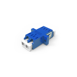 Fiber Optic Adapter LC - LC Duplex Single Mode - Blue