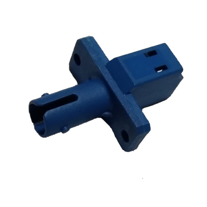 Fiber Optic Adapter LC - ST Simplex Single Mode - Blue Fiber Optic Adapter LC - ST Simplex Single Mode - Blue