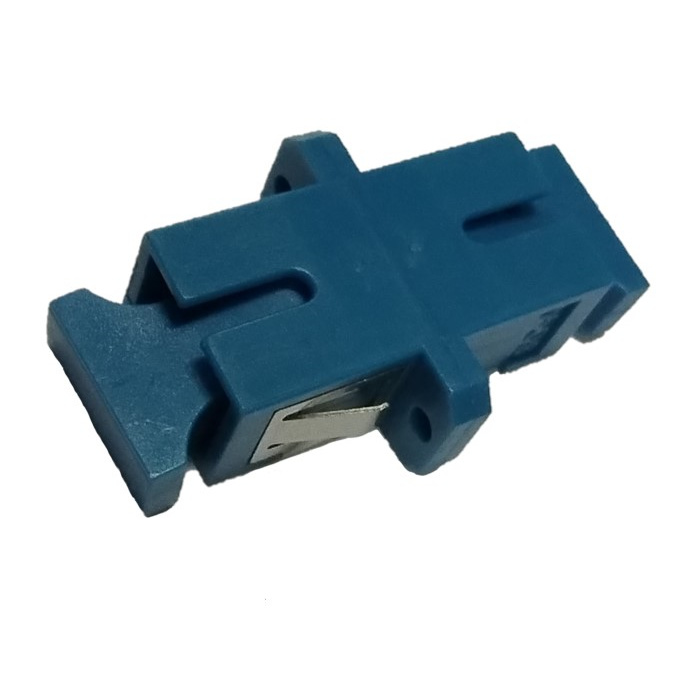 Fiber Optic Adapter SC - SC Simplex Single Mode - Blue Fiber Optic Adapter SC - SC Simplex Single Mode - Blue