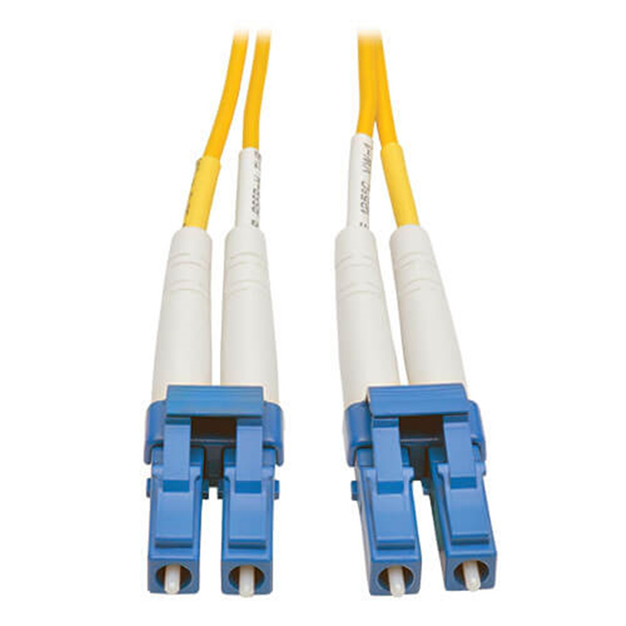 Fiber patch cord LC/UPC - LC/UPC Duplex Single Mode 9/125, LSZH, 2mm, YELLOW -9m Fiber patch cord LC/UPC - LC/UPC Duplex Single Mode 9/125, LSZH, 2mm, YELLOW -9m