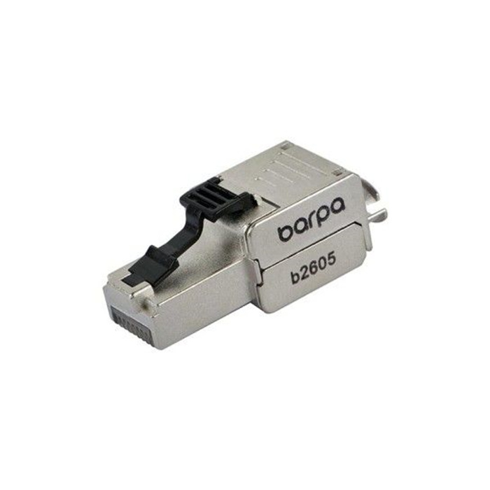 Field term RJ45 CAT6A STP plug "The New LYRA" (AWG 23-24, cable Ø 5 - 9mm), Silver Field term RJ45 CAT6A STP plug "The New LYRA" (AWG 23-24, cable Ø 5 - 9mm), Silver