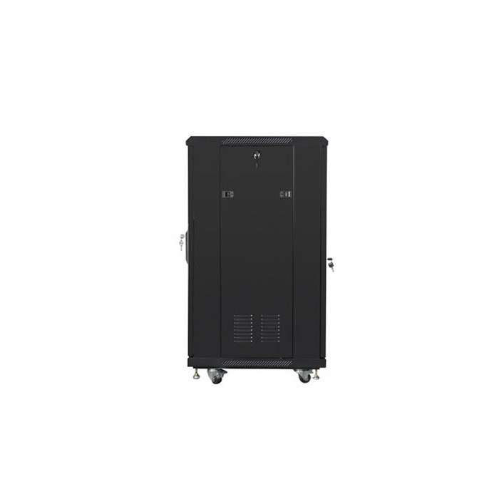 Floor-standing rack 19” - 22U - 600 x 600, Black (RAL9004), Glass front door (Unassembled) Floor-standing rack 19” - 22U - 600 x 600, Black (RAL9004), Glass front door (Unassembled)