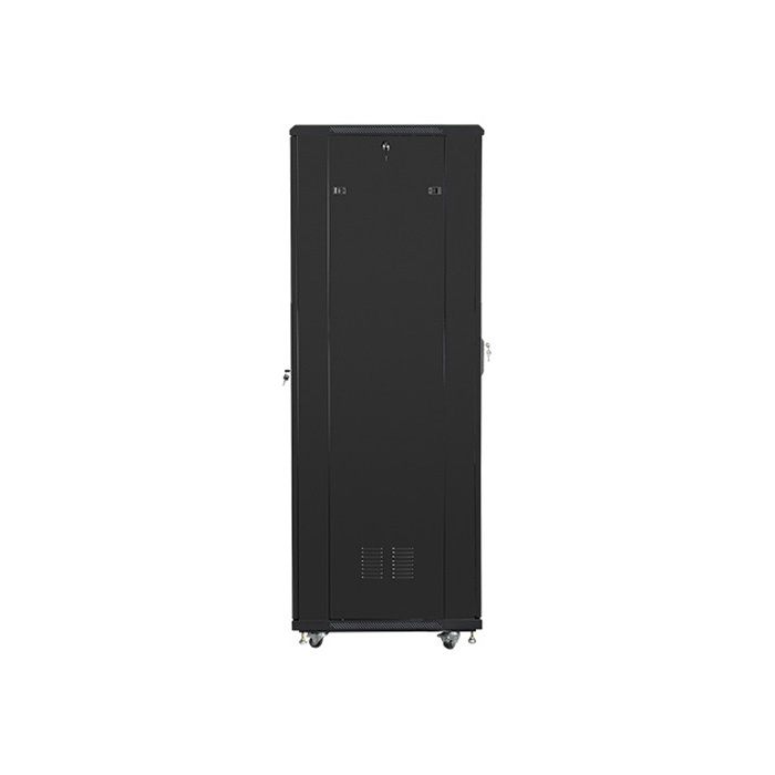 Floor-standing rack 19” - 42U - 600 x 800, Black (RAL9004), Glass front door (Unassembled) Floor-standing rack 19” - 42U - 600 x 800, Black (RAL9004), Glass front door (Unassembled)