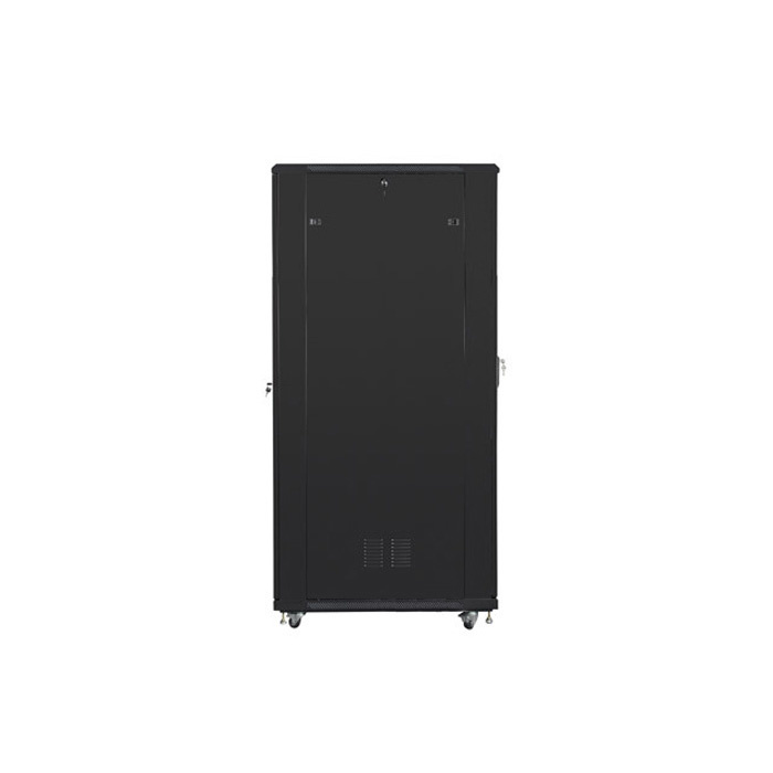 Floor-standing rack 19” - 42U - 800 x 1200, Black (RAL9004), Glass front door (Unassembled) Floor-standing rack 19” - 42U - 800 x 1200, Black (RAL9004), Glass front door (Unassembled)