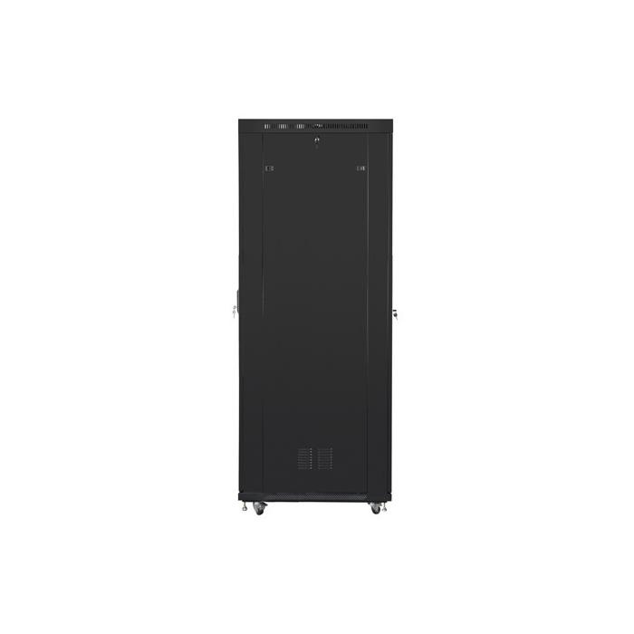 Floor-standing rack 19” - 47U - 800 x 1000, Black (RAL9004), Mesh front door & LCD (Unassembled) Floor-standing rack 19” - 47U - 800 x 1000, Black (RAL9004), Mesh front door & LCD (Unassembled)