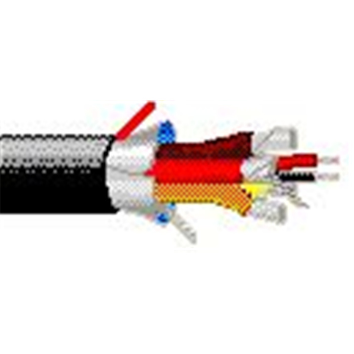 Installation Analog Multipair (24AWG/0,22mm²) PVC, Ø 7,65mm, Black - 2 Pairs Installation Analog Multipair (24AWG/0,22mm²) PVC, Ø 7,65mm, Black - 2 Pairs