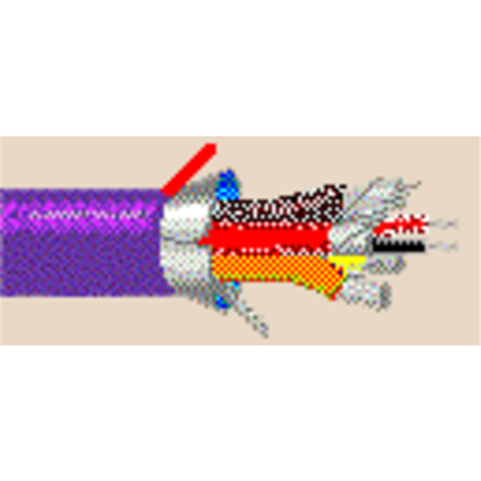 Installation Multipair AES/EBU; 16 pairs 2 x 0,22 mm² ; Purple PVC Jacket Ø 24 mm Installation Multipair AES/EBU; 16 pairs 2 x 0,22 mm² ; Purple PVC Jacket Ø 24 mm