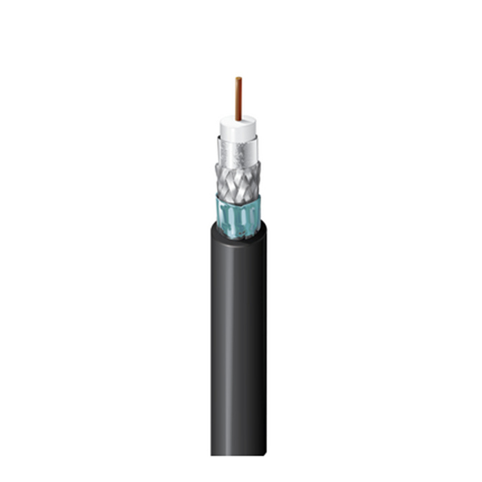 Installation RG7 (16AWG) 75 Ohm Coax (HD/SDI 1.3/5.7) PVC, Ø 8,13mm, Black Installation RG7 (16AWG) 75 Ohm Coax (HD/SDI 1.3/5.7) PVC, Ø 8,13mm, Black