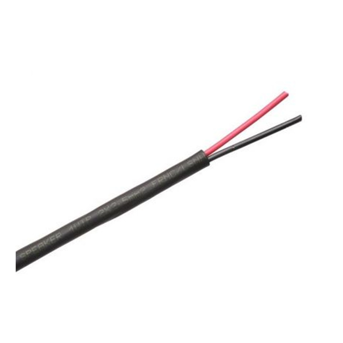 Installation Speaker Cable; 2x2.5mm², LSZH, Ø 8,00mm, Black (CPR Cca) (spool 500m) Installation Speaker Cable; 2x2.5mm², LSZH, Ø 8,00mm, Black (CPR Cca) (spool 500m)