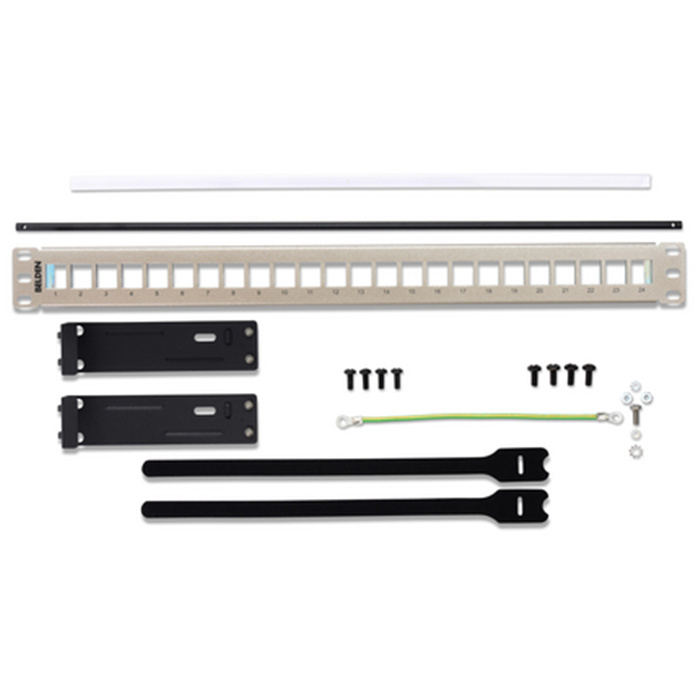 KeyConnect Patch Panel 19" - 1U - Empty, Shielded, 24 ports, Black KeyConnect Patch Panel 19" - 1U - Empty, Shielded, 24 ports, Black