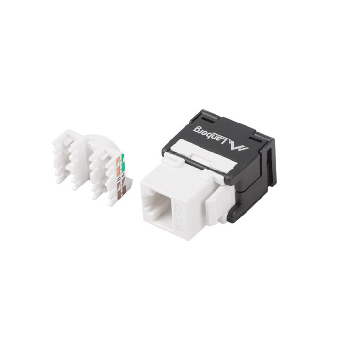 KEYSTONE MODULE TOOLLESS RJ45->LSA CAT.6 UTP 180° KEYSTONE MODULE TOOLLESS RJ45->LSA CAT.6 UTP 180°