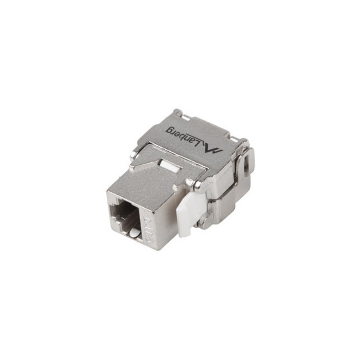 KEYSTONE MODULE TOOLLESS RJ45->LSA CAT.6A FTP 180° KEYSTONE MODULE TOOLLESS RJ45->LSA CAT.6A FTP 180°