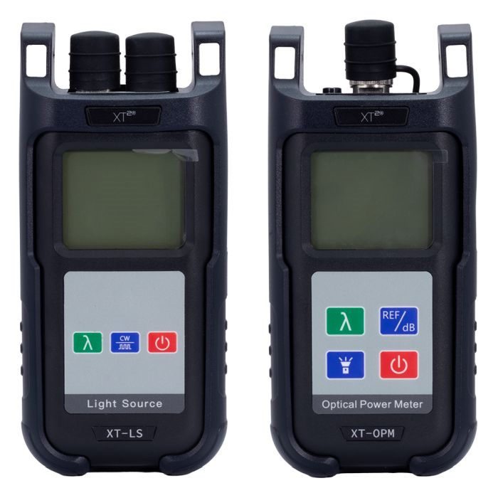 Measurement Kit Insertion Loss SM & MM (-70~+26dB) including Light Source, Power Meter and Case Measurement Kit Insertion Loss SM & MM (-70~+26dB) including Light Source, Power Meter and Case