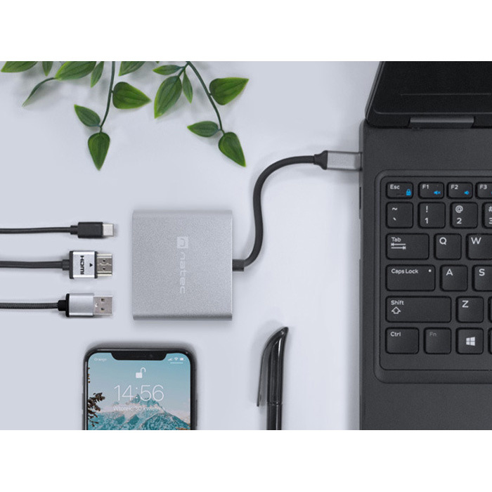 Multiport Adapter USB-C (M) -> USB(A), USB(C), HDMI - 11cm Multiport Adapter USB-C (M) -> USB(A), USB(C), HDMI - 11cm