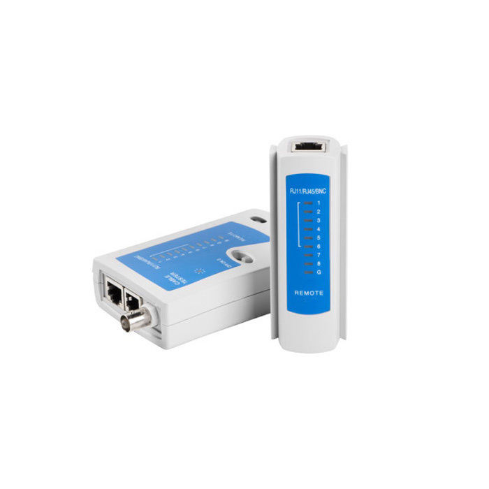 Network Tester for RJ45, RJ11, RJ12 & Coaxial connectors Network Tester for RJ45, RJ11, RJ12 & Coaxial connectors