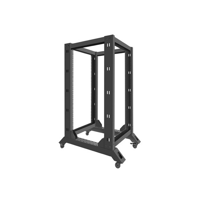Open frame rack 19'' - 22U - 600 x 800, Black (RAL9004) (Unassembled) Open frame rack 19'' - 22U - 600 x 800, Black (RAL9004) (Unassembled)