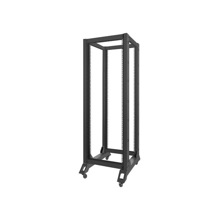 Open frame rack 19'' - 32U - 600 x 800, Black (RAL9004) (Unassembled) Open frame rack 19'' - 32U - 600 x 800, Black (RAL9004) (Unassembled)