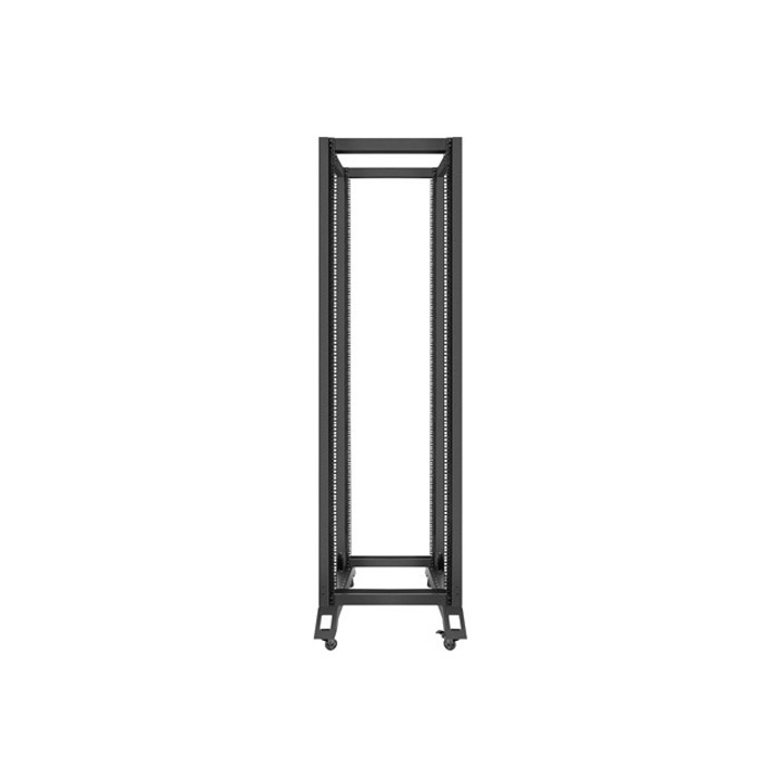 Open frame rack 19'' - 42U - 600 x 800, Black (RAL9004) (Unassembled) Open frame rack 19'' - 42U - 600 x 800, Black (RAL9004) (Unassembled)