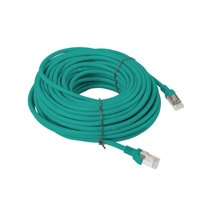 Patch Cord CAT.5E U/UTP 26AWG CCA (Copper Cladded Aluminium) GREEN - 20M Patch Cord CAT.5E U/UTP 26AWG CCA (Copper Cladded Aluminium) GREEN - 20M