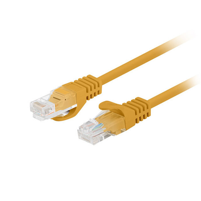 Patch Cord CAT.5E U/UTP 26AWG CCA (Copper Cladded Aluminium) ORANGE - 0.25M Patch Cord CAT.5E U/UTP 26AWG CCA (Copper Cladded Aluminium) ORANGE - 0.25M