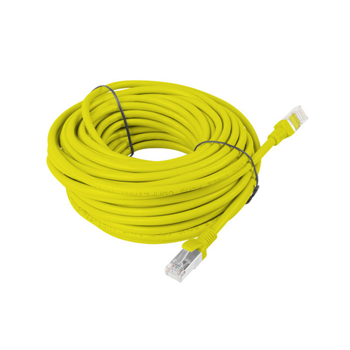 Patch Cord CAT.5E U/UTP 26AWG CCA (Copper Cladded Aluminium) YELLOW - 15M Patch Cord CAT.5E U/UTP 26AWG CCA (Copper Cladded Aluminium) YELLOW - 15M
