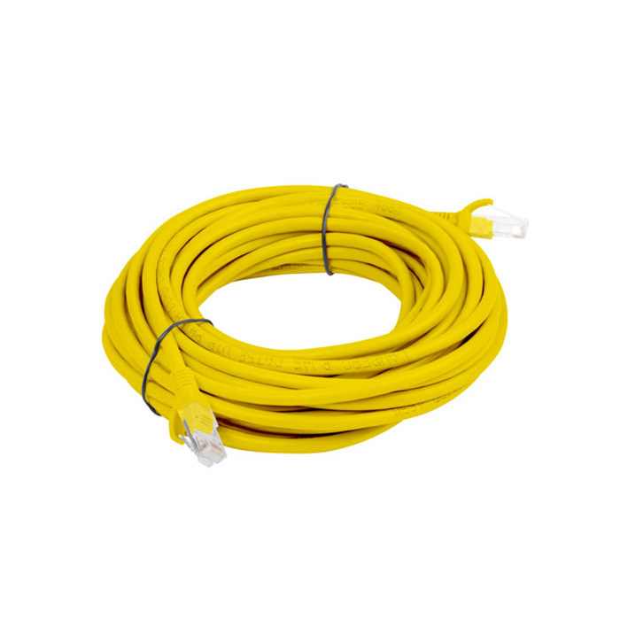Patch Cord CAT.5E U/UTP 26AWG CCA (Copper Cladded Aluminium) YELLOW - 5M Patch Cord CAT.5E U/UTP 26AWG CCA (Copper Cladded Aluminium) YELLOW - 5M