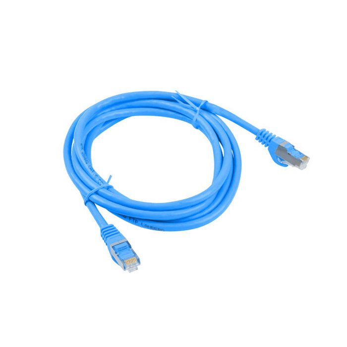 Patch Cord CAT.6 F/UTP 26AWG CCA (Copper Cladded Aluminium) BLUE - 2M Patch Cord CAT.6 F/UTP 26AWG CCA (Copper Cladded Aluminium) BLUE - 2M