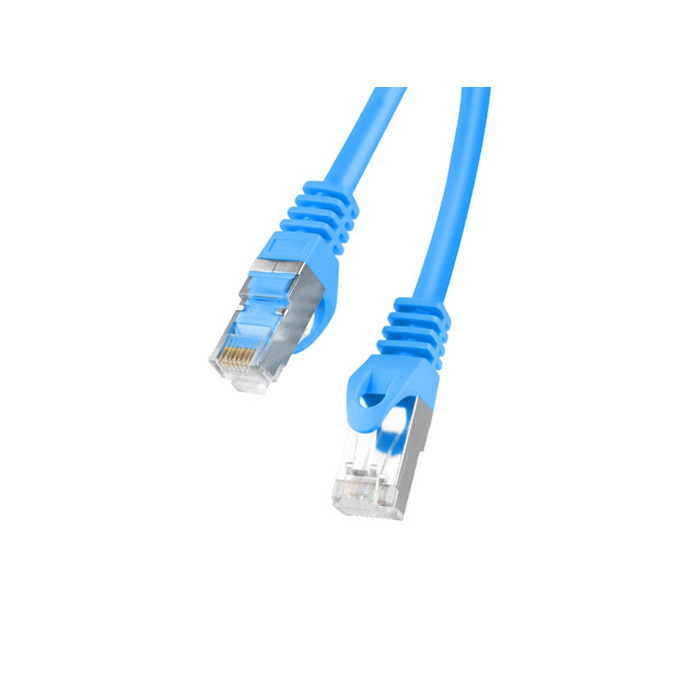 Patch Cord CAT.6 F/UTP 26AWG CCA (Copper Cladded Aluminium) BLUE - 5M Patch Cord CAT.6 F/UTP 26AWG CCA (Copper Cladded Aluminium) BLUE - 5M