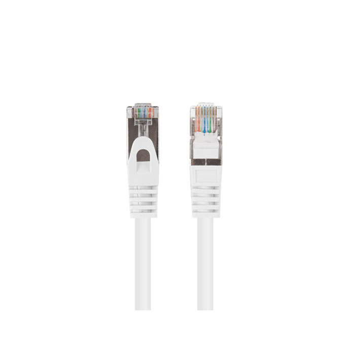 Patch Cord CAT.6 F/UTP 26AWG CCA (Copper Cladded Aluminium) WHITE - 0.25M Patch Cord CAT.6 F/UTP 26AWG CCA (Copper Cladded Aluminium) WHITE - 0.25M