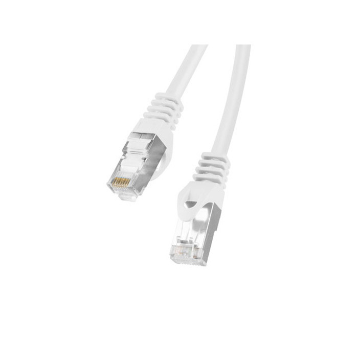 Patch Cord CAT.6 F/UTP 26AWG CCA (Copper Cladded Aluminium) WHITE - 5M Patch Cord CAT.6 F/UTP 26AWG CCA (Copper Cladded Aluminium) WHITE - 5M