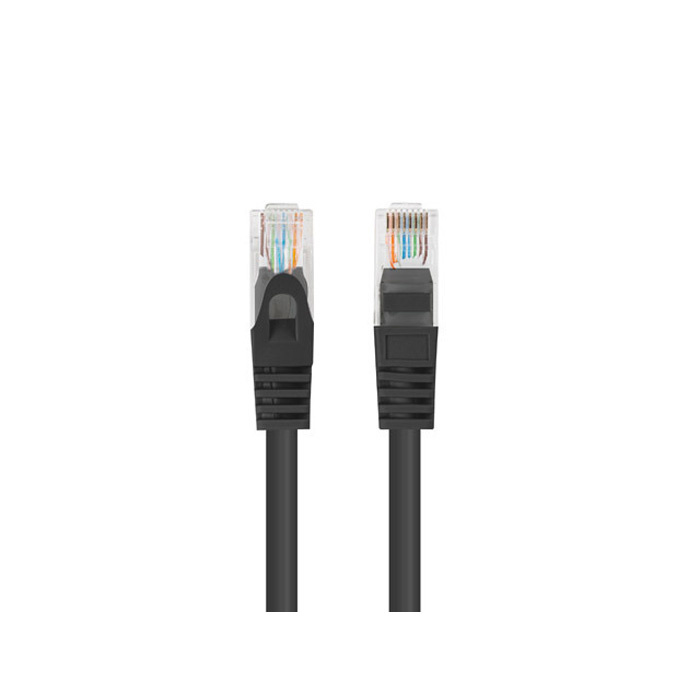 Patch Cord CAT.6 U/UTP 26AWG CCA (Copper Cladded Aluminium) BLACK - 0.25M Patch Cord CAT.6 U/UTP 26AWG CCA (Copper Cladded Aluminium) BLACK - 0.25M
