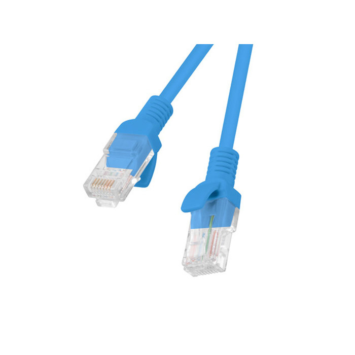 Patch Cord CAT.6 U/UTP 26AWG CCA (Copper Cladded Aluminium) BLUE - 10M Patch Cord CAT.6 U/UTP 26AWG CCA (Copper Cladded Aluminium) BLUE - 10M